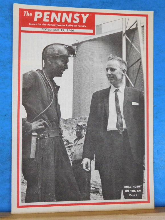 Pennsy Employee Magazine, The 1966 Nov 15 Coal Agent on the Go
