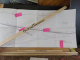 Map Rutland RR Proposed Yard Development Bellows Falls VT 1926 REPRINT Folded