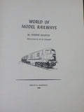 World of Model Railways, The by Joseph Martin 1960 Dust Jacket TRIX Ads 96 pages