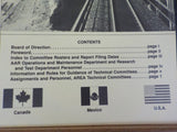 American Railway Engineering Association Handbook of Committee Activity 1982