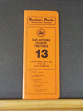 Southern Pacific Transportation Co Employee Timetable San Antonia Div #13 1983