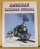American Railroad Journal Volume 2 1967-1968 Hard Cover  96 Pages