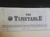 Timetable Vol 31 #10 October 1984 NRHS Cornish Riveria Express One of Britain’s