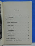 British Express Freight Trains ABC book by B Perren 1962? 64 pages Soft Cover