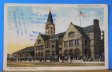 Postcard Station Cheyenne Wyoming on Union Pacific system postmarked 1922.