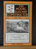 Model Railway Constructor 1938 June Vol 5 #52 Building station buildings Midland
