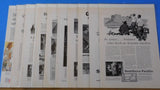 Ads Southern Pacific Railroad Lot #17 Advertisements from various magazines (10)