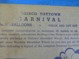 Nabisco ToyTown Carnival #26 and #31 Color and Cut out