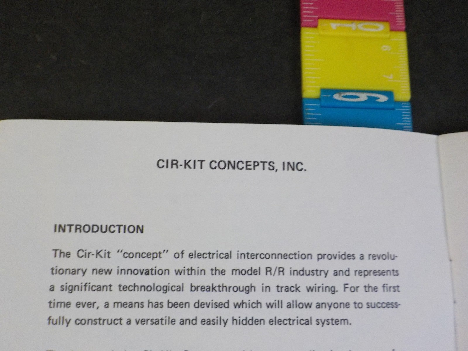 Cir Kit Designer Example Cir-Kit Concepts Model RR Electrical Catalog #1 Doing Big Things in a ...