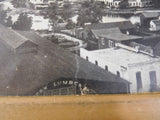 Postcard Birds-eye View Showing C.&N.W.R.R. Bridge Postmarked 1920