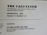 C&EI Flyer Magazine, The Chicago & Eastern Illinois RR HS Vol 11 #1,2 1992 MAP