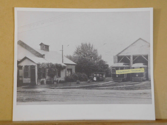 Photo Carlisle Trolley Approx 8 X 10 inches.  Date and location unknown Car Barn