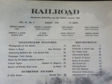 Railroad Magazine 1972 August Brazil steam Trackside in Diesel Age