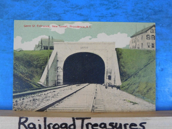 Postcard Gano St. Entrance, New Tunnel Providence RI