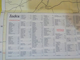 Map of Morris County, New Jersey 1969 Railroad Yacht clubs Parks