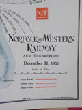 Norfolk and Western Railway Annual Report 58th Year ended December 31 1958  MAP