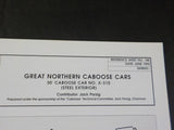 Great Northern Goat Reference Sheet #188 June 1992 Caboose Cars 30' X-310