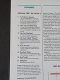 Info Magazine Union Pacific Railroad 1989 July / August Employee New Cars Go Who