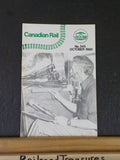 Canadian Rail #345  October 1980 Recent Canadian Diesel-Electric Locomotives