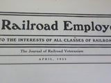 Railroad Employee, The 1933 April V43 #1 Erie Limited Railroads making constant