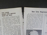SOO-Liner Employee Magazine 1951 May June Route of the Laker New name train