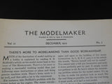 Modelmaker Magazine 1935 December model motor boat Steam locomotive construction