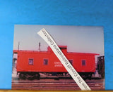 Photo Gulf Mobile & Ohio Caboose #2855  8X11 Color GM&O Mobile AL 1966