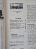 Railway Magazine 1970 March Railway Accidents in 1968 British Rail Punctuality