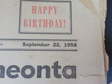 Trainman News1958 September 22  Vol 12 NO 38 Newspaper  Damage