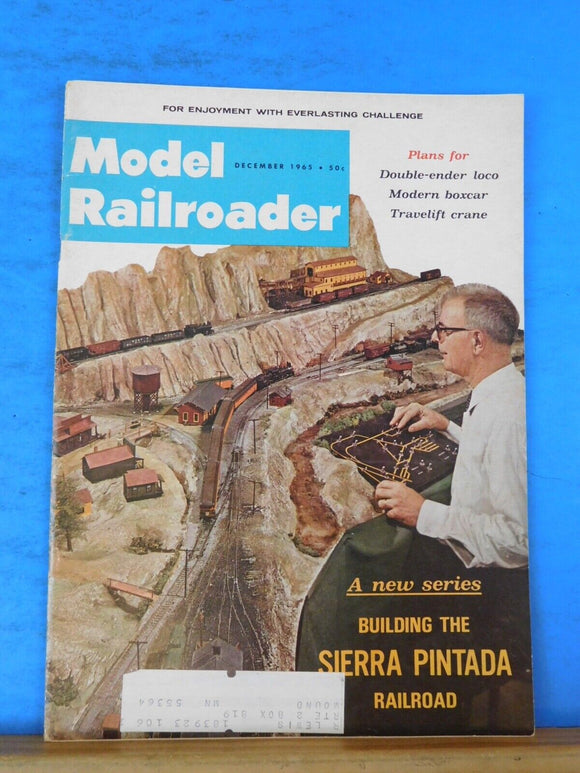 Model Railroader Magazine 1965 December Building the Sierra Pintada