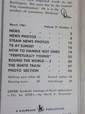 Trains Magazine Bound Volume 21 Nov 1960 - Oct 1961