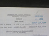 Missouri Kansas Texas Annual Report 1979 Katy MKT Includes 10-k form