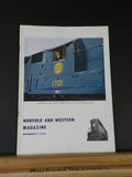 Norfolk and Western Magazine 1966 November  Employee N&W Penn Central Merger