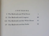 American Railroads Four Phases Of Their History by Winthrop Daniels Hard Cover