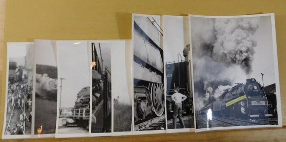 Photo Reading Locomotive #2124 Excursion Photos?  Lot of eight 8 X 10 inch photo