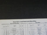 Burlington Public Timetable 1969 April 27 Burlington Route