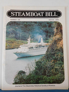 Steamboat Bill #148 Winter 1978 Journal of the Steamship Historical Society