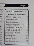 CN Lines Magazine Vol 8 #4 Alberta Beach Wooden pilots 4200 series