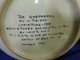 Plate The Shepherds by V. Tiziano Hand Etched Italian Veneto Flair p0023