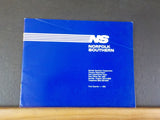 Norfolk Southern Finance Department  1983  First Quarter Coal Coke Iron Ore