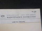 EMD Maintenance Instructions MI 927 Rev C October 1975 Lube Oil Coolers