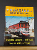 Traction & Models 1972 June Trolley wire patterns Santa Barbara car barn