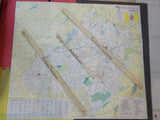 Map of Morris County, New Jersey 1969 Railroad Yacht clubs Parks
