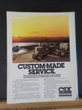 Official Railway Guide 1986 September Oct North American Freight Service Bulk Co