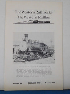 Western Railroader #494 Sierra RR Loco #34 cover photo, Santa Clara rail line