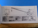 Chesapeake & Ohio Railway Locomotive Crane Diagram book C&O Stapled REPRINT Over