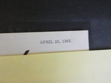 EMD Pointers 1965  April 26 Revised parts change record