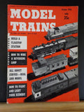 Model Trains 1956 October Freight and Passenger Station Painting & lighting Flag