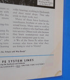 Ads Santa Fe Railway Lot #13 Advertisements from various magazines (10)