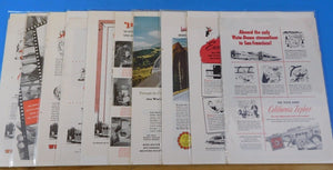 Ads Western Pacific RR California Zephyr #10 Advertisements from various magazin